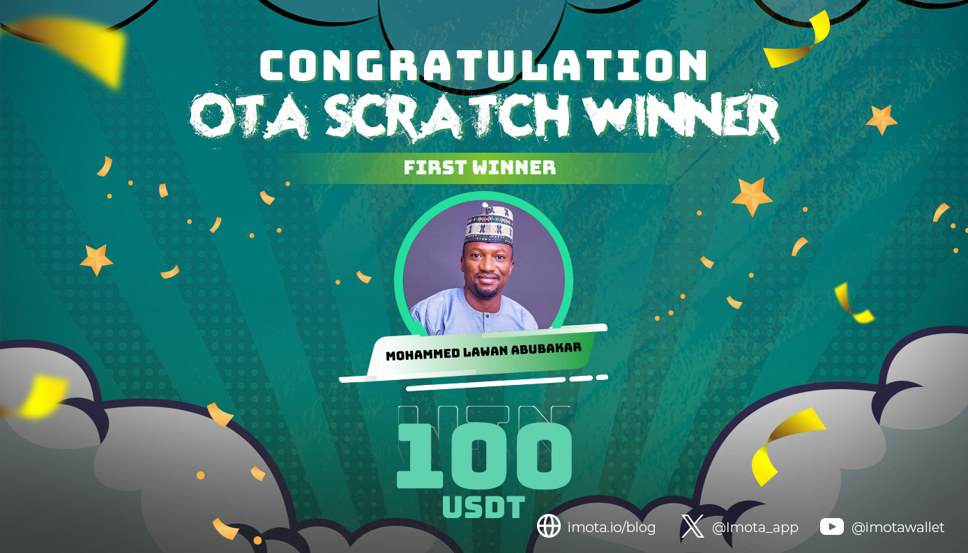 Announcing Ota Scratch Winner - Mohammed Lawan Abubakar