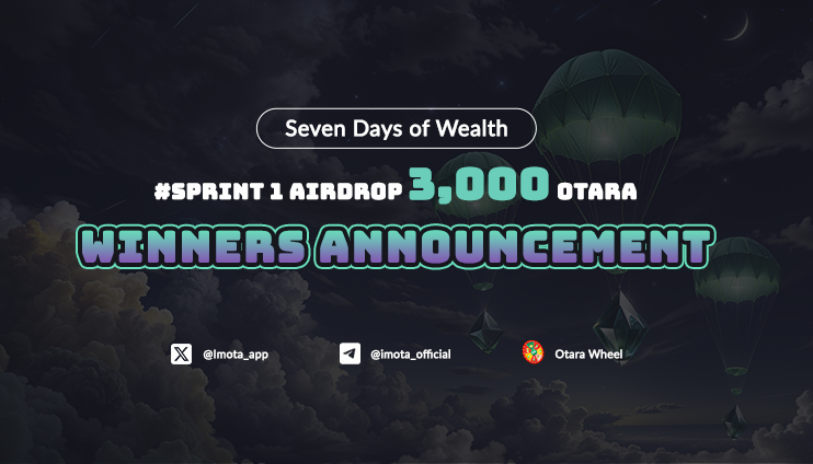 Announcement of winners list of Airdrop #1 “Seven Days of Wealth”